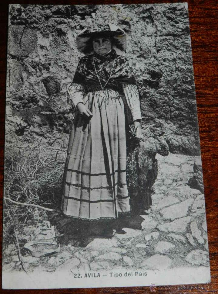 Postales: ANTIGUA POSTAL DE  AVILA, TIPO DEL PAIS, 22, NO CONSTA MARCA EDITORIAL