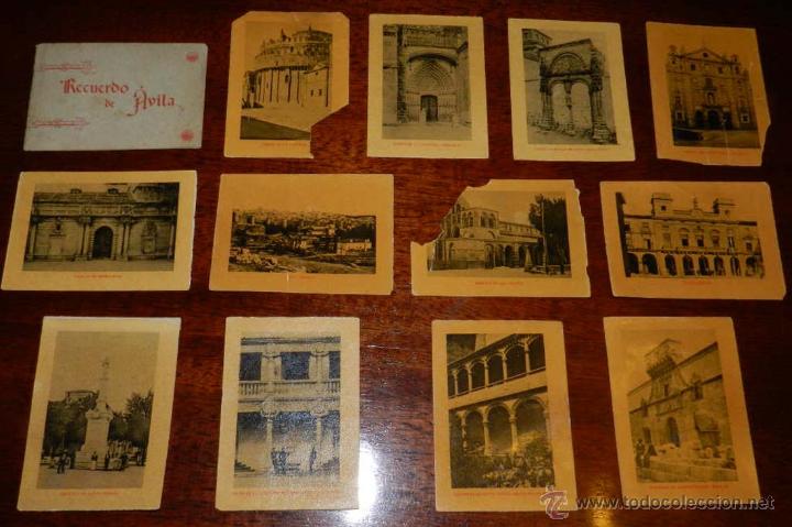 Postales: CUADERNILLO CON 12 VISTAS DE AVILA, ALGUNA CON DESPERFECTOS COMO SE VE EN LAS IMAGENES, FOT. J. THOM