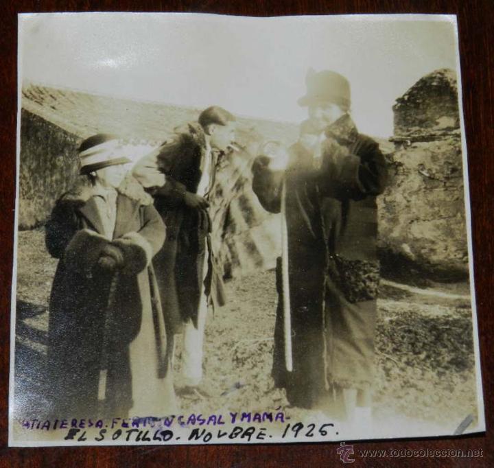 Postales: ANTIGUA FOTOGRAFIA DE SOTILLO DE LA ADRADA, AVILA, 1925, MIDE 8,5 X 8,5 CMS