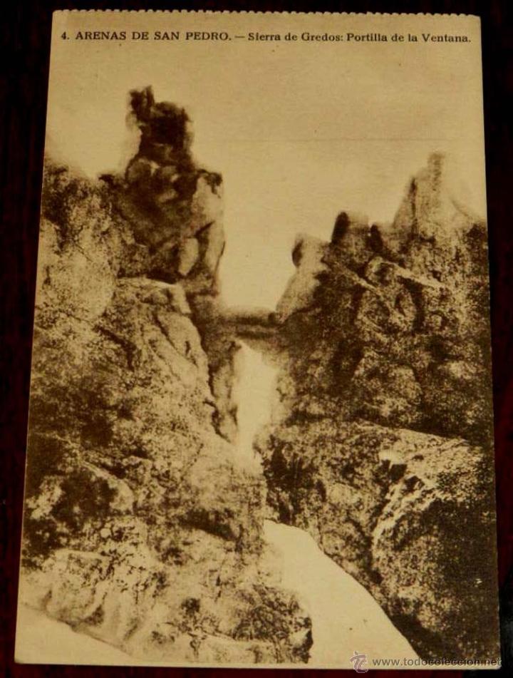 Postales: ANTIGUA POSTAL DE ARENAS DE SAN PEDRO (AVILA) SIERRA DE GREDOS PORTILLA DE LA VENTANA, HAE, PLATON P