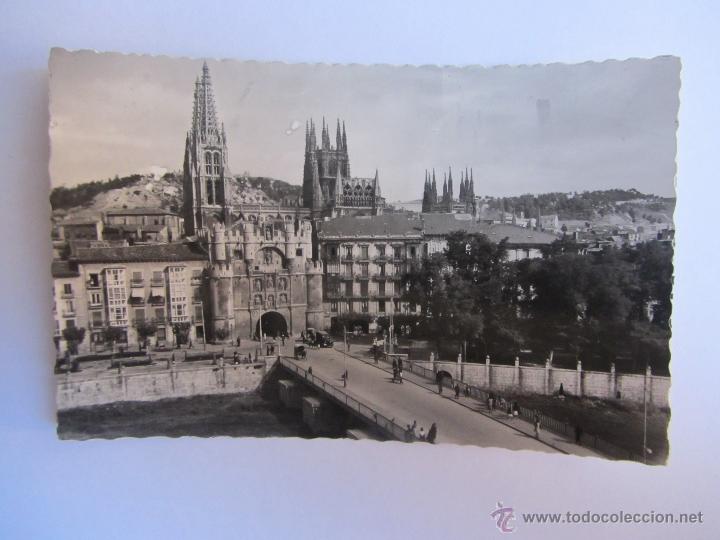 Postales: Postal fotogr&aacute;fica de Burgos. Puente y Arco de Santa Mar&iacute;a. Ed.Garcia Garrabella. Sin circular