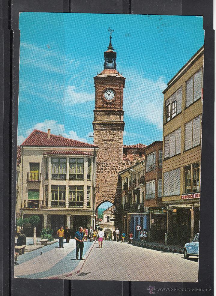 Postales: 8 ALMAZAN. TORRE DEL RELOJ