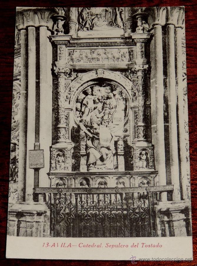 Postales: AVILA, CATEDRAL SEPULCRO DEL TOSTADO, FOT. CASTA&Ntilde;EIRA 13, SIN CIRCULAR