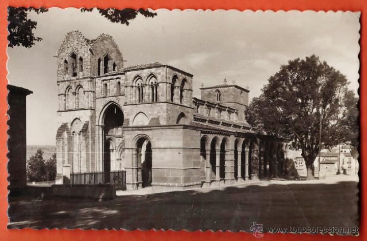Postales: avila - basilica san vicente / fachada - n&ordm; 61 - ed. garrabella - nueva - a&ntilde;os 40 / 50 - s/c