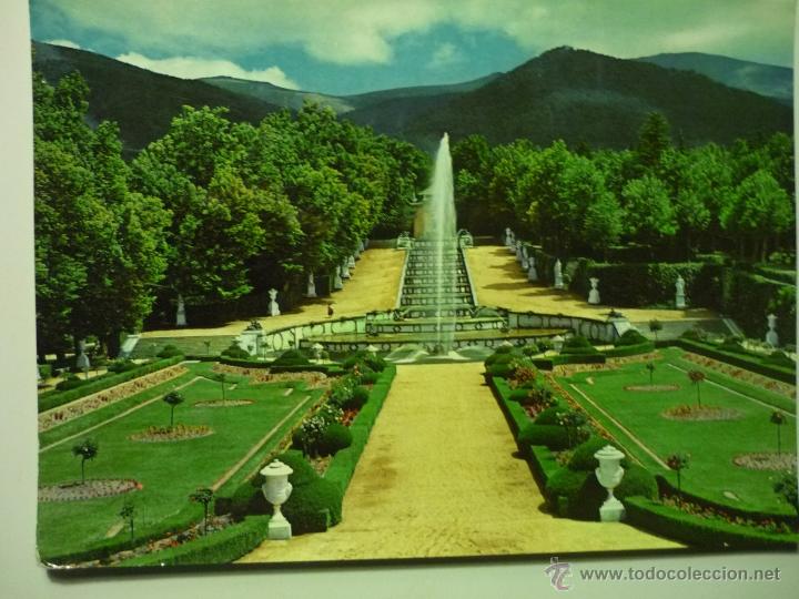 Postales: postal la granja de s.ildefonso - parterre cascada nueva  &iexcl;&iexcl;grande&iexcl;&iexcl;