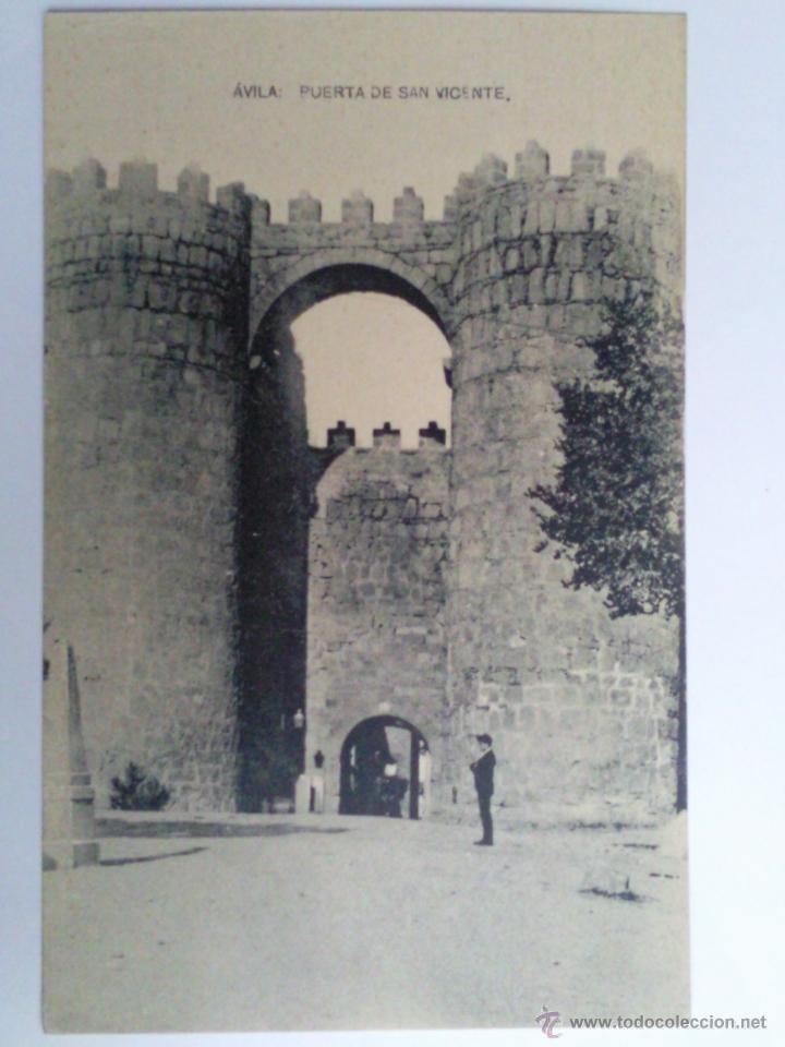 Postales: POSTAL AVILA - PUERTA DE SAN VICENTE
