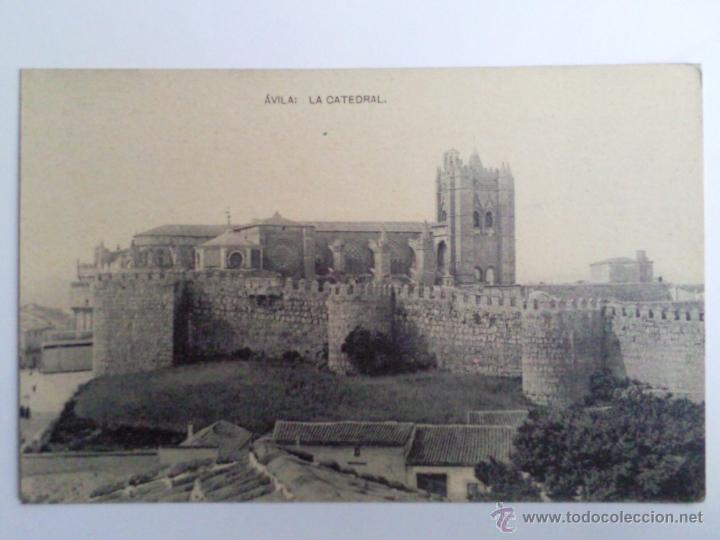 Postales: POSTAL AVILA - LA CATEDRAL - Foto 1