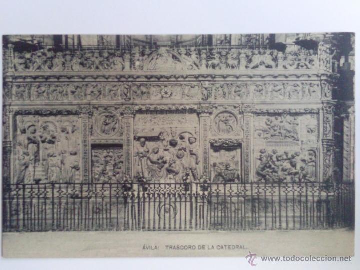 Postales: POSTAL AVILA TRASCORO DE LA CATEDRAL