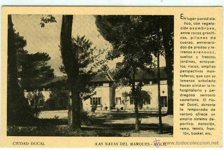 Postales: POSTAL LAS NAVAS DEL MARQUES AVILA CIUDAD DUCAL