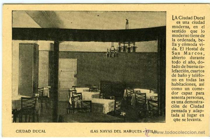 Postales: POSTAL LAS NAVAS DEL MARQUES AVILA CIUDAD DUCAL
