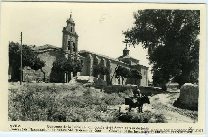 Postales: POSTAL AVILA CONVENTO DE LA ENCARNACION