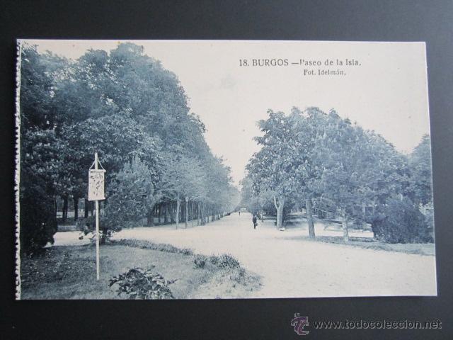 Postales: Postal Burgos. Paseo de la Isla. - Foto 1