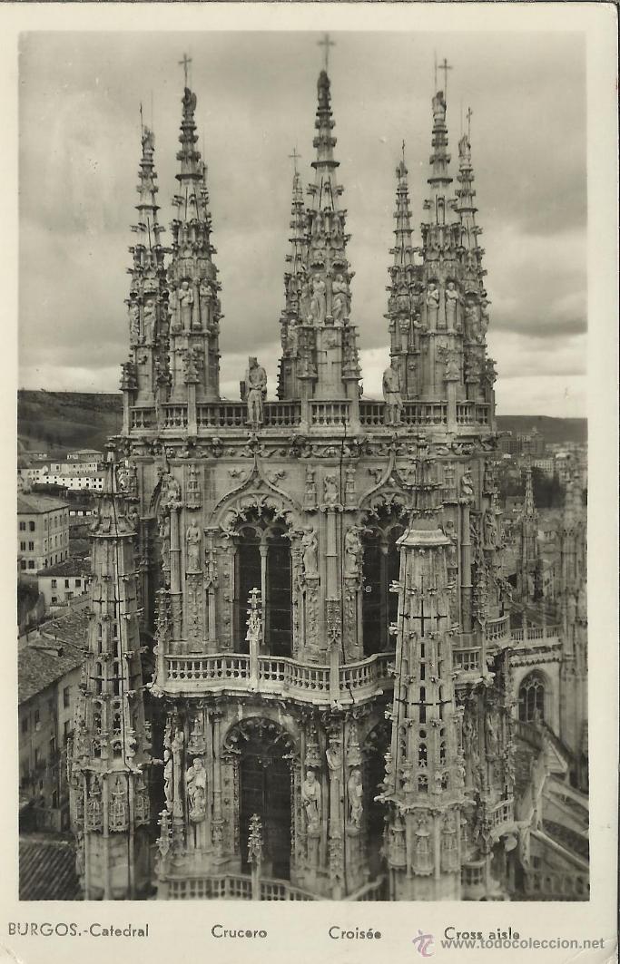 Postales: BURGOS CATEDRAL ESCRITA - Foto 1