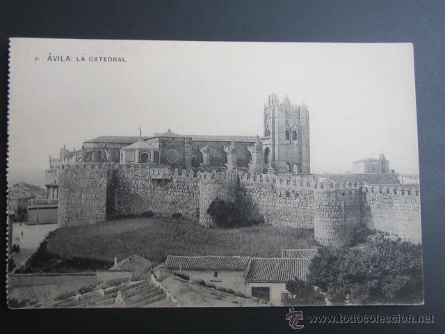 Postales: Postal &Aacute;vila. La catedral. - Foto 1