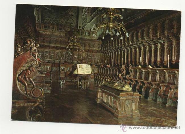 Postales: Postal Catedral de Burgos, Coro Borgo&ntilde;&oacute;n ( escrita y circulada en 1968 ) A. Subirats
