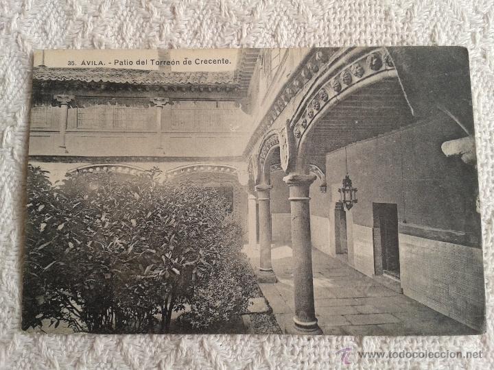 Postales: POSTAL DE AVILA. PATIO DEL TORREON DE CRECENTE. A&Ntilde;OS 60