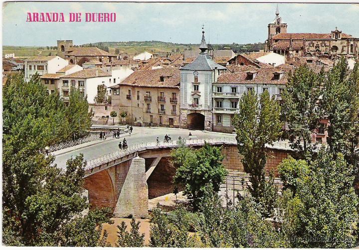 Postales: ARANDA DE DUERO - ED. PARIS N&ordm; 357 - CIRCULADA - Foto 1