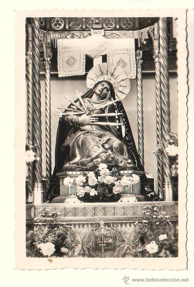 Postales: ASTORGA (LEON).- VIRGEN DE LOS DOLORES - Foto 1