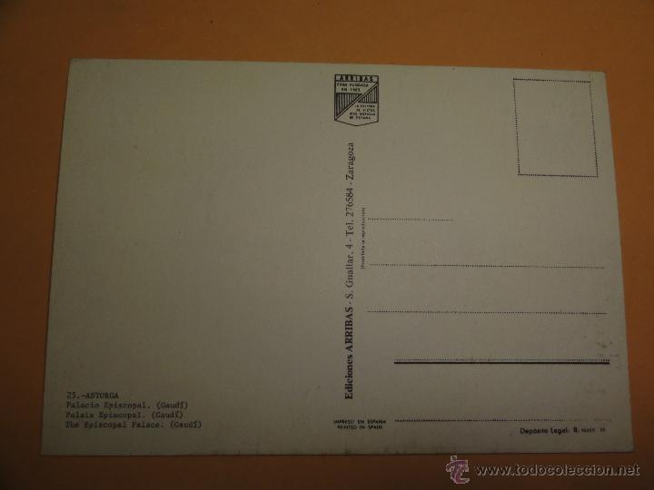 Postales: POSTAL ASTORGA. PALACIO EPISCOPAL - Foto 2