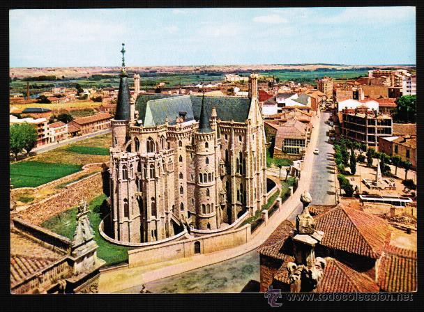 Postales: POSTAL ASTORGA. LEON. PALACIO EPISCOPAL - Foto 1