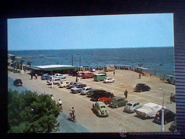 Postales: Lo pagan playa mar menor Garrabella n&ordm; 9 escrita coches clasicos seat 600 etc (b18)