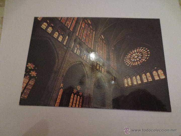 Postales: leon. catedral.