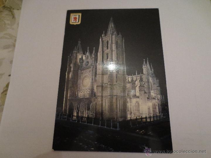 Postales: leon. la catedral.