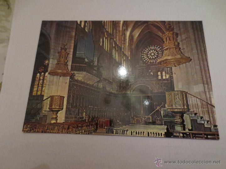 Postales: leon. catedral.