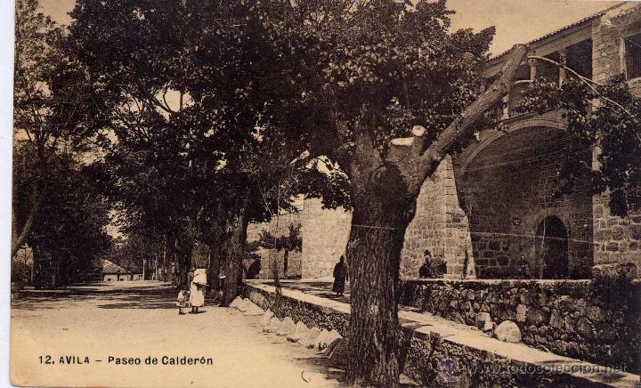 Postales: &Aacute;VILA.- PASEO DE CALDERON