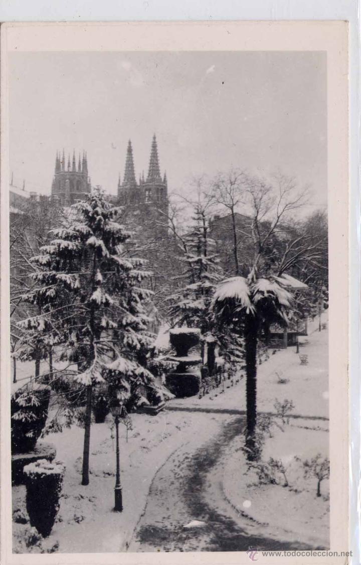 Postales: BURGOS.- POSTAL FOTOGR&Aacute;FICA NEVADO