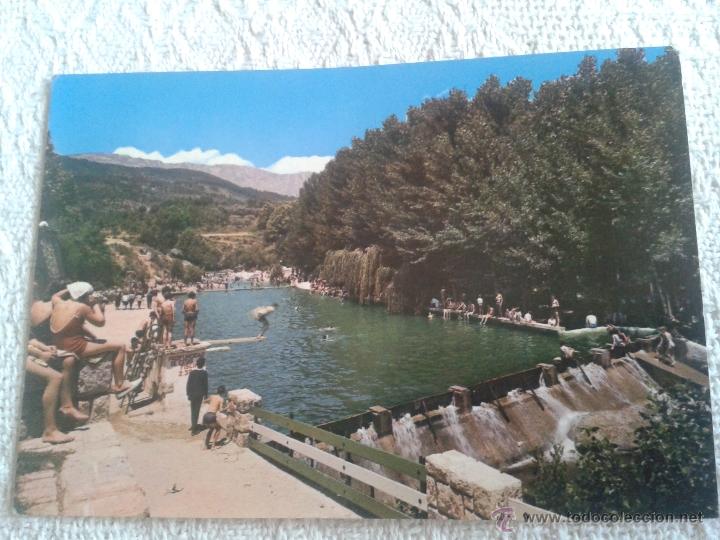 Postales: POSTAL DE ARENAS DE SAN PEDRO. AVILA. PISCINA MUNICIPAL. A&Ntilde;O 1.965