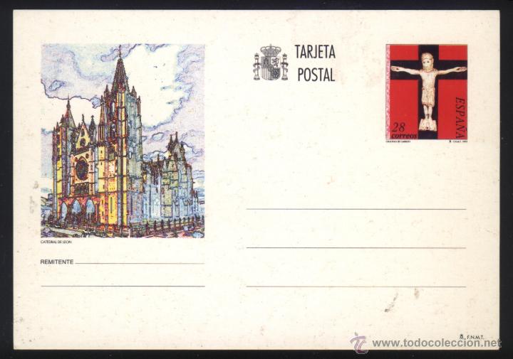 Postales: LE-0128- TARJETA POSTAL. CATEDRAL DE LE&Oacute;N.