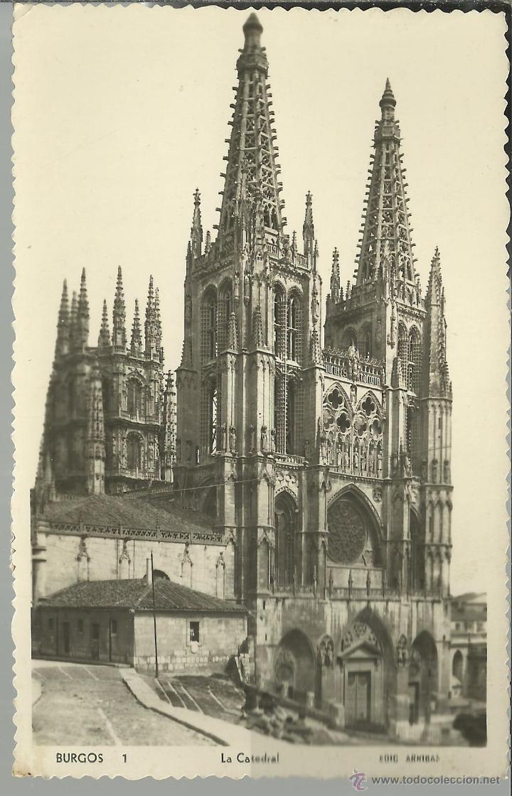 Postales: BURGOS CATEDRAL ESCRITA - Foto 1