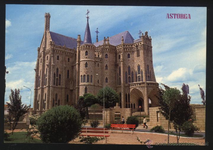 Postales: LE-0137- ASTORGA (LE&Oacute;N). PALACIO DE GAUDI. - Foto 1