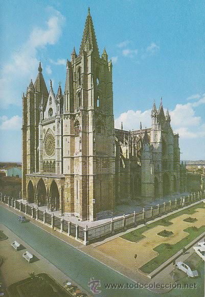 Postales: Leon, la catedral, editor: Arribas n&ordm; 2018 - Foto 1