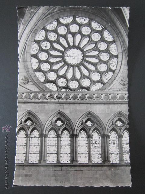 Postales: POSTAL LE&Oacute;N. CATEDRAL. VIDRIERAS. - Foto 1