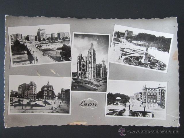 Postales: POSTAL LE&Oacute;N. CIRCULADA. - Foto 1