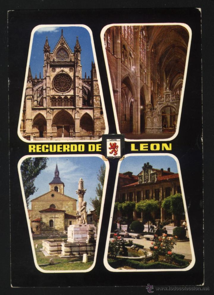 Postales: LE-0176- RECUERDO DE LE&Oacute;N. - Foto 1