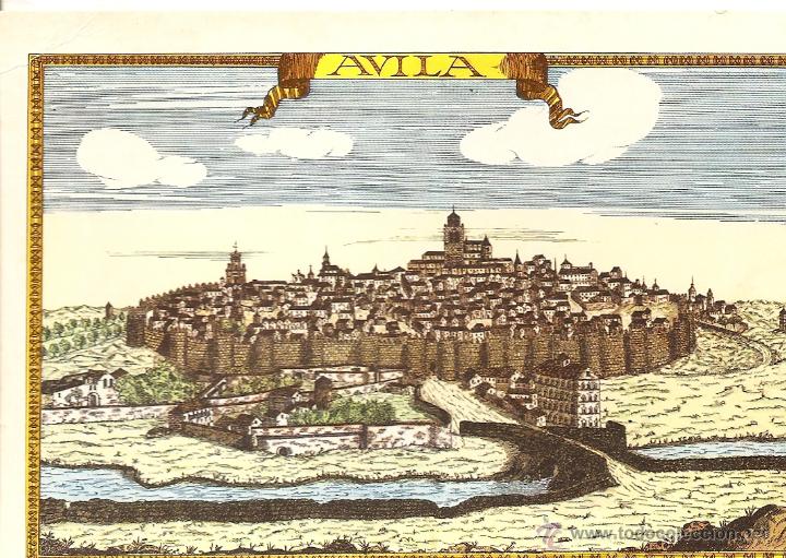 Postales: POSTAL PLANO DE &Aacute;VILA, REVERSO CANTO A &Aacute;VILA , SIN CIRCULAR