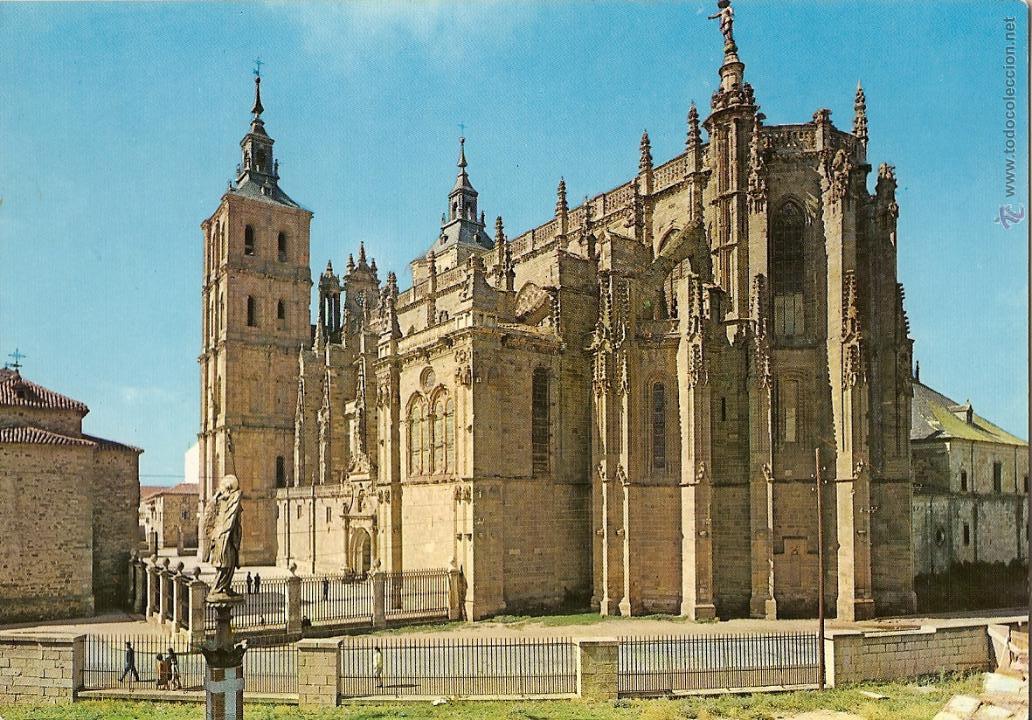 Postales: POSTAL, LA CATEDRAL, ASTORGA,  LEON, SIN CIRCULAR - Foto 1