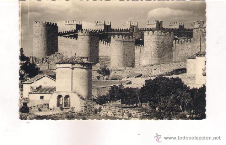 Postales: POSTAL DE AVILA VISTA PARCIAL (MURALLAS)
