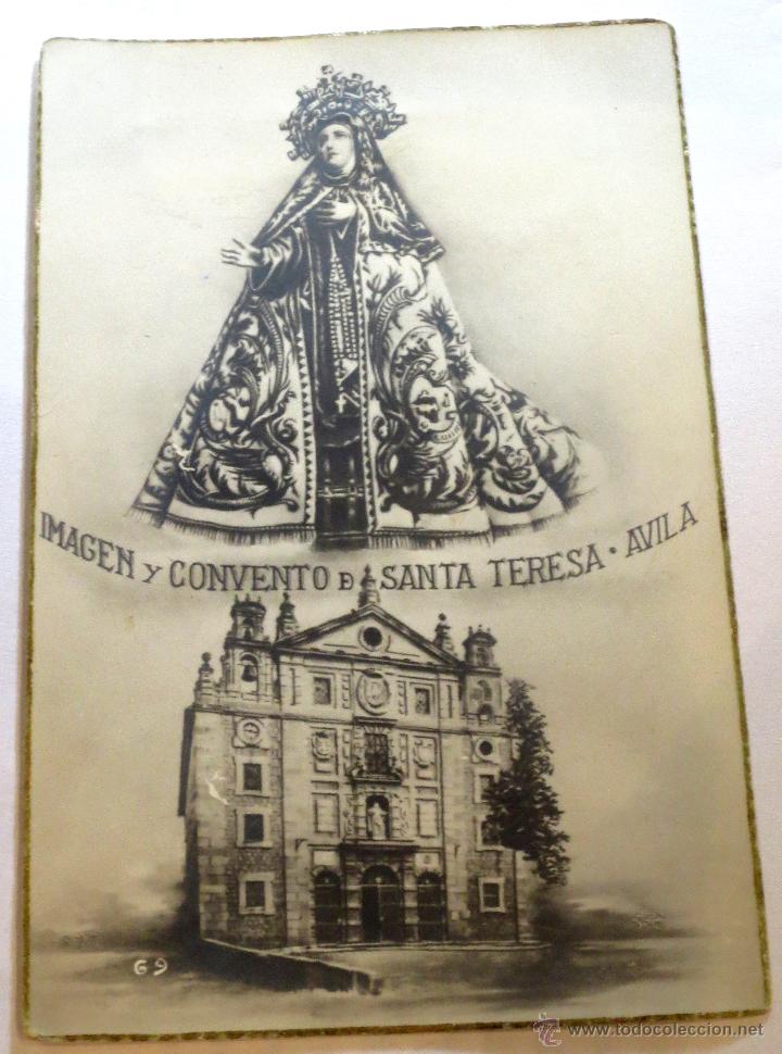 Postales: POSTAL IMAGEN Y CONVENTO DE SANTA TERESA &Aacute;VILA INFONAL