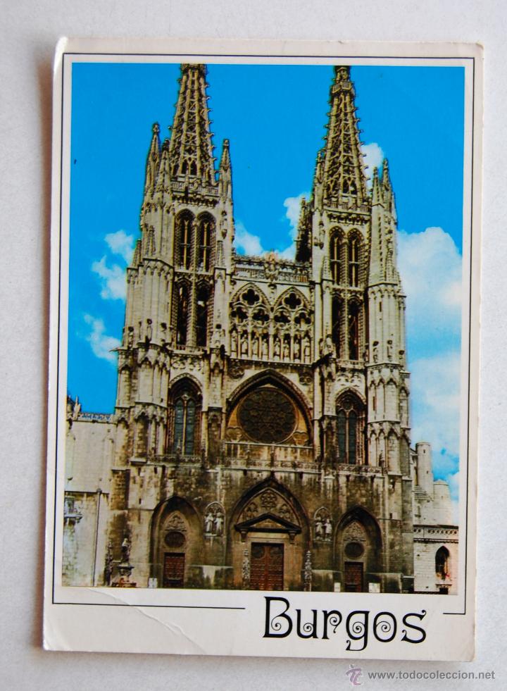Postales: POSTAL DE LA CATEDRAL DE BURGOS. - Foto 1