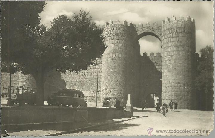 Postales: AVILA ARCO DE SAN VICENTE ESCRITA