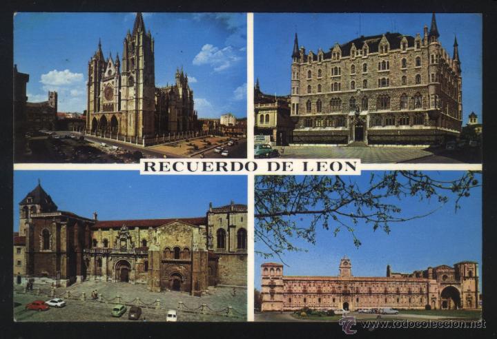 Postales: LE-0200- RECUERDO DE LE&Oacute;N. - Foto 1