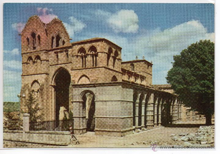 Postales: AVILA .- IGLESIA DE SAN VICENTE .- EDICIONES MANIPEL -FOURNIER 1963