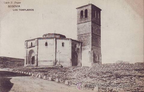 Postales: SEGOVIA: Los Templarios. Clich&eacute; J. Duque. - Foto 1