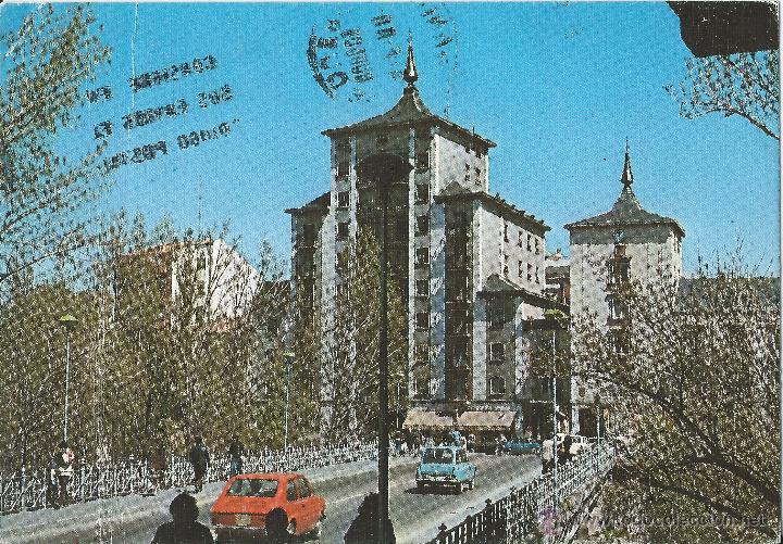 Postales: puente sobre el rio duero y entrada a la ciudad