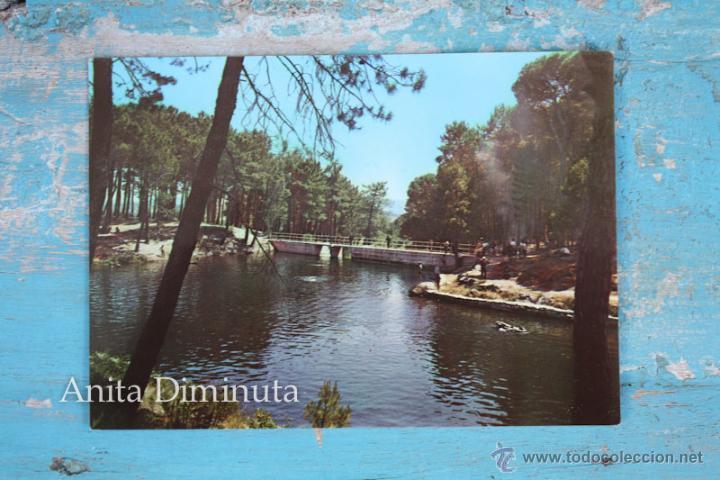 Postales: ANTIGUA POSTAL DE AVILA - LA ADRADA - PRESA LAS GORRONERAS - EN BUEN ESTADO - CIRCULADA -