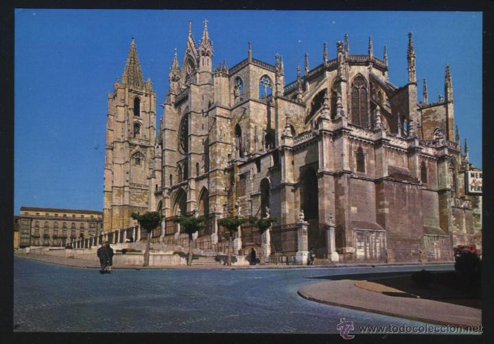 Postales: LE-0224- LE&Oacute;N. CATEDRAL. - Foto 1
